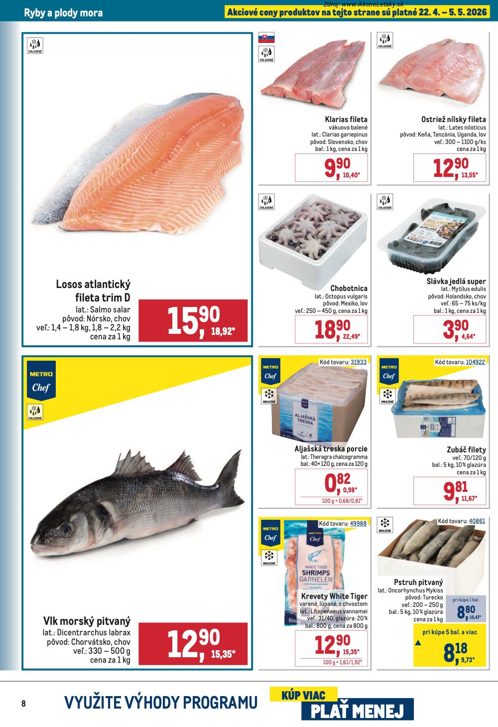 Leták METRO (22. 4. - 19. 5. 2026) - strana 8 z 32