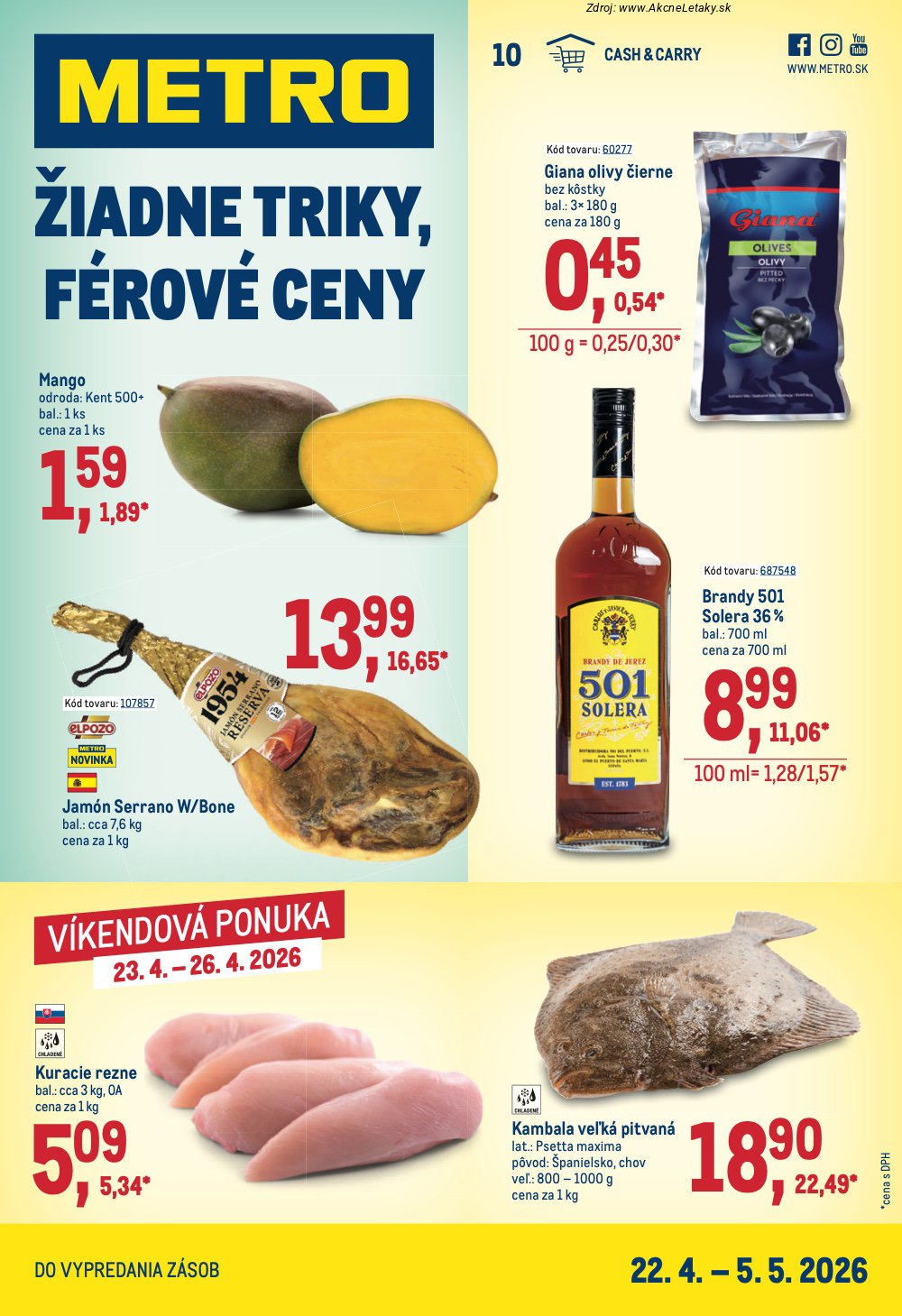 Leták METRO (22. 4. - 5. 5. 2026) - strana 1 z 40