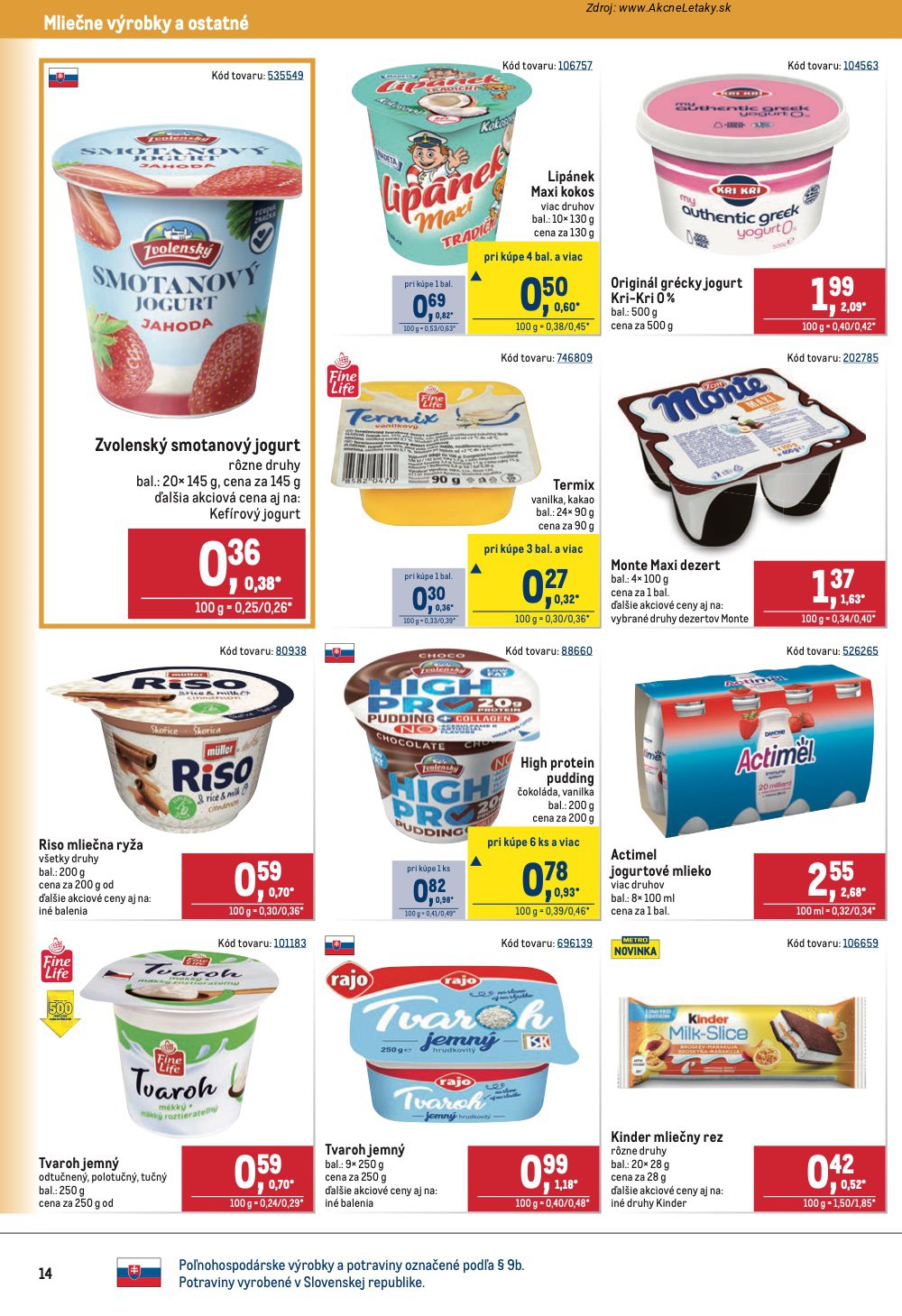 Leták METRO (22. 4. - 5. 5. 2026) - strana 14 z 40