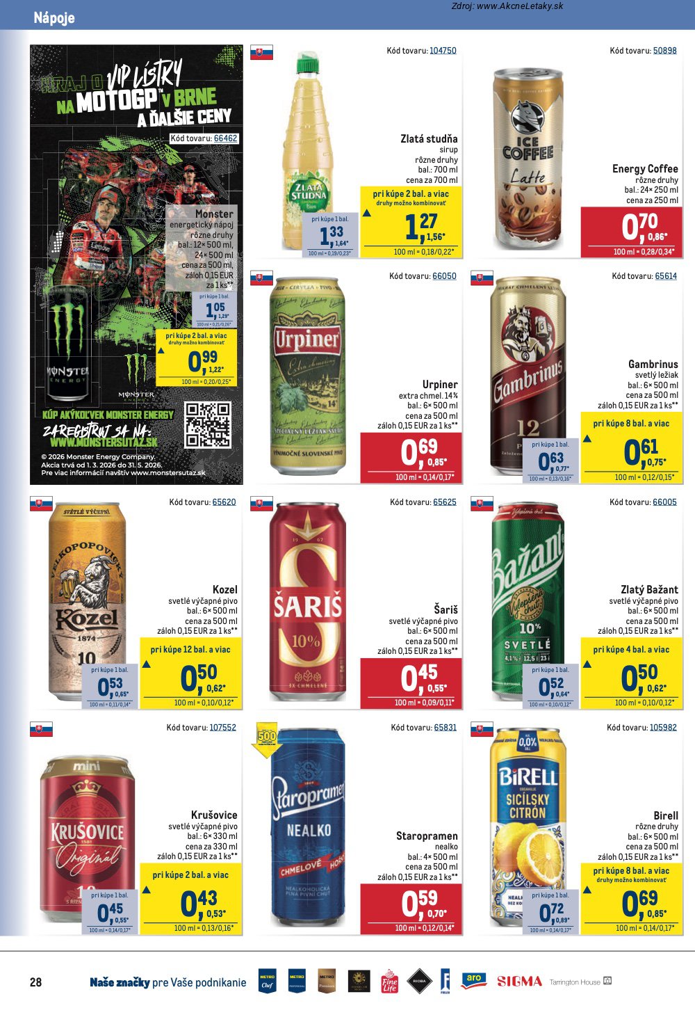 Leták METRO (22. 4. - 5. 5. 2026) - strana 28 z 40