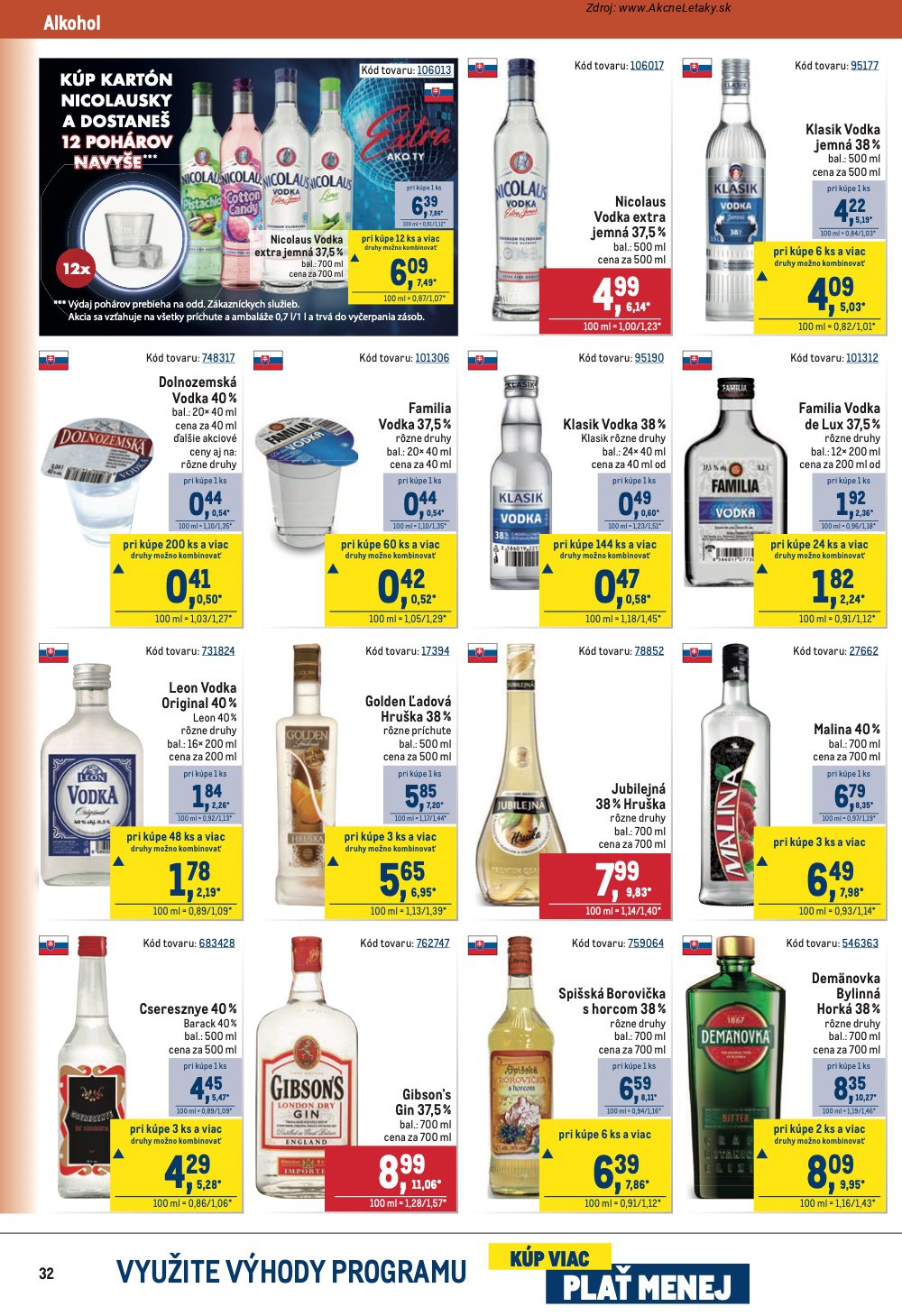 Leták METRO (22. 4. - 5. 5. 2026) - strana 32 z 40