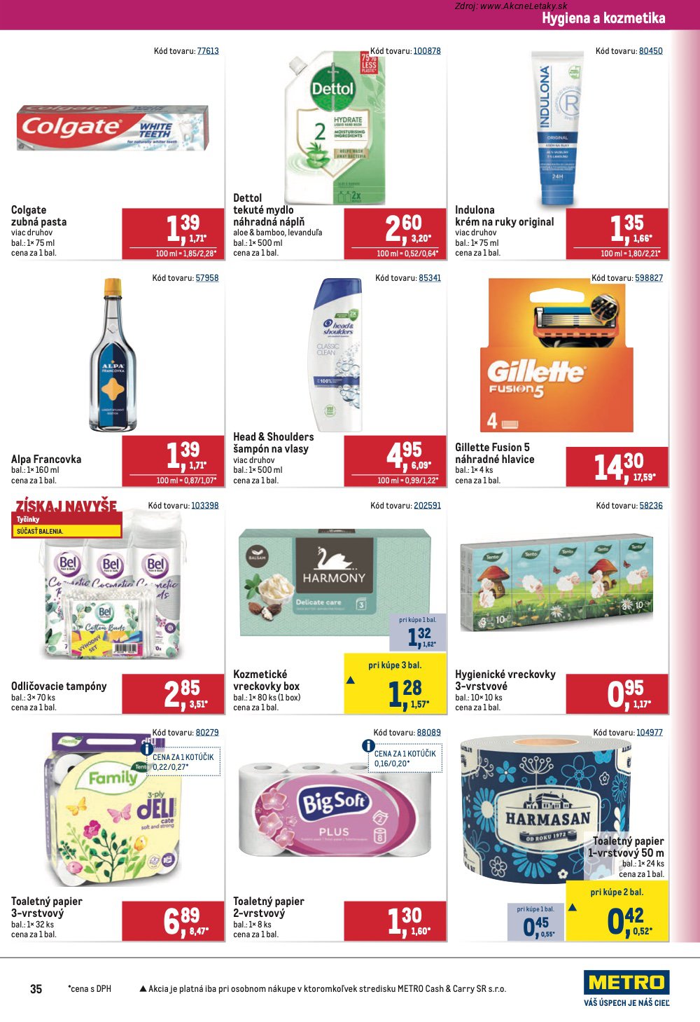 Leták METRO (22. 4. - 5. 5. 2026) - strana 35 z 40