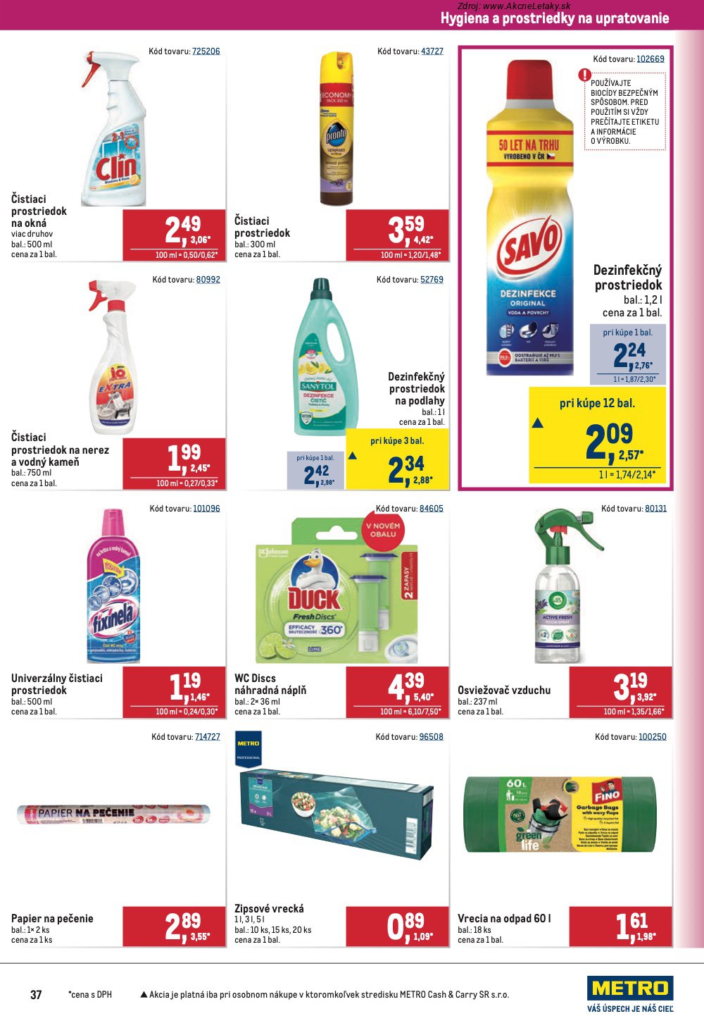 Leták METRO (22. 4. - 5. 5. 2026) - strana 37 z 40