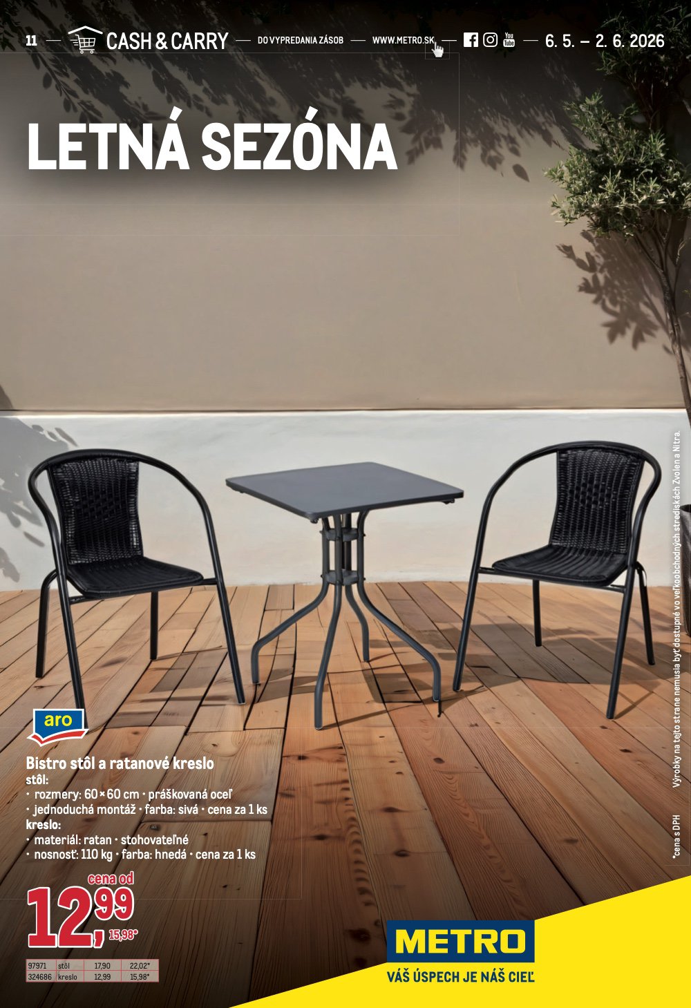 Leták METRO (6. 5. - 2. 6. 2026) - strana 1 z 24