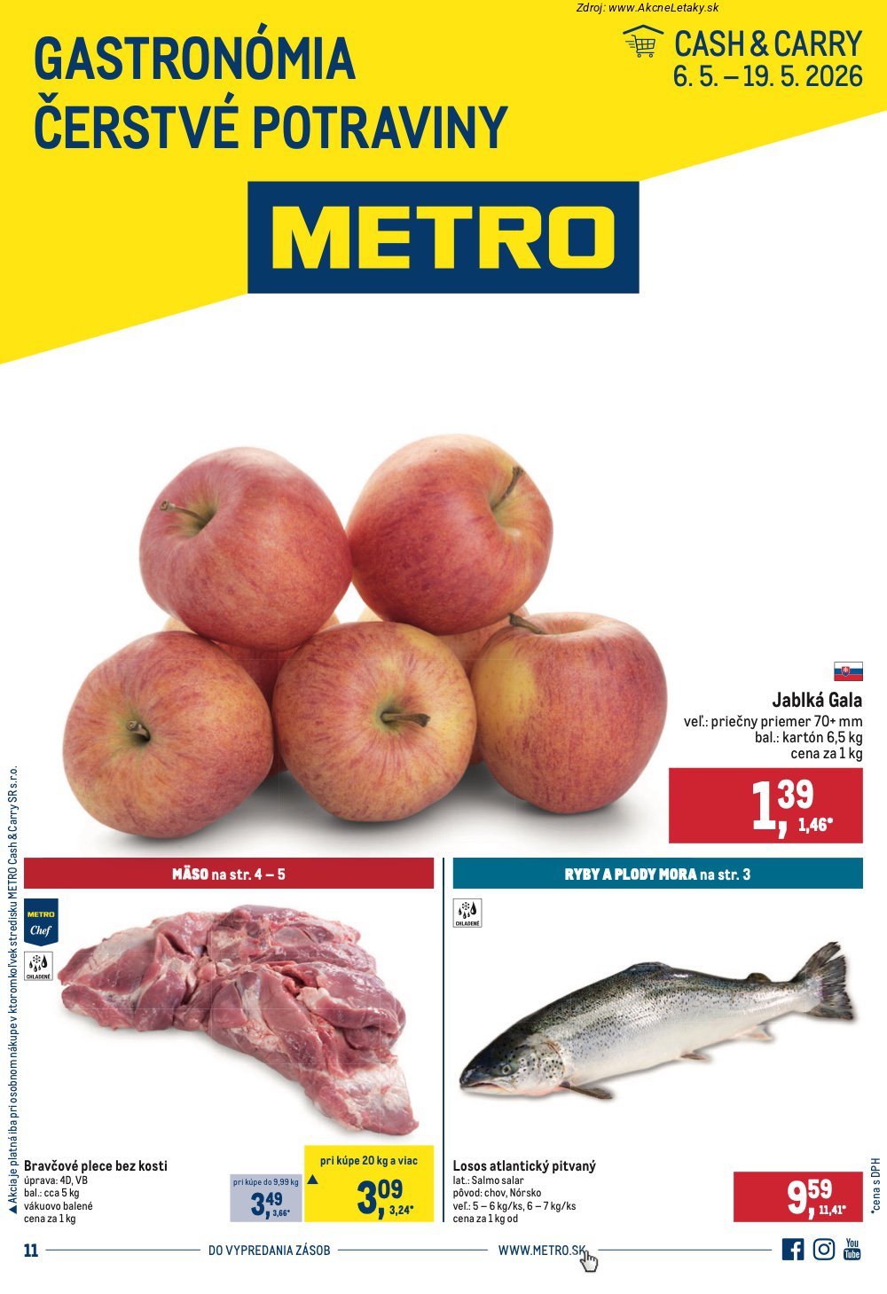 Leták METRO - strana 1