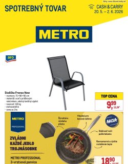 Leták METRO 20. 5. - 2. 6. 2026 Spotrebný tovar