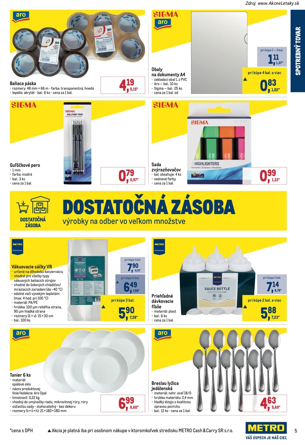 Leták METRO (20. 5. - 2. 6. 2026) - strana 5 z 6