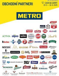 Leták METRO 20. 5. - 16. 6. 2026 Obchodní partneri