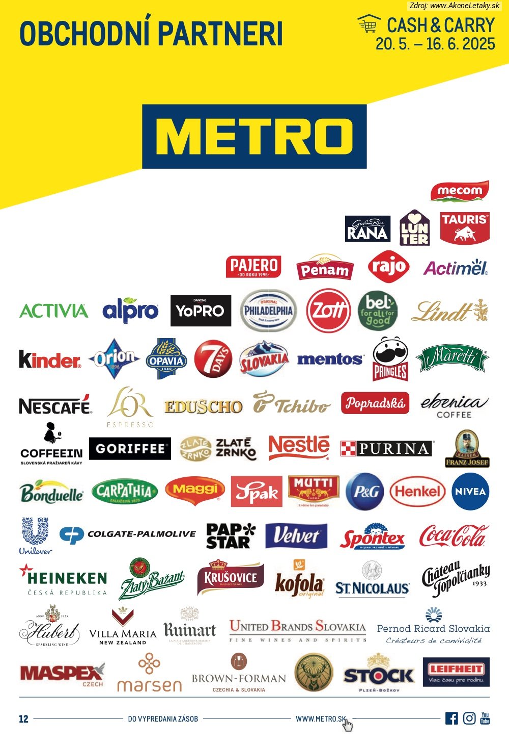 Leták METRO - strana 1