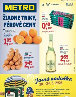 Leták METRO