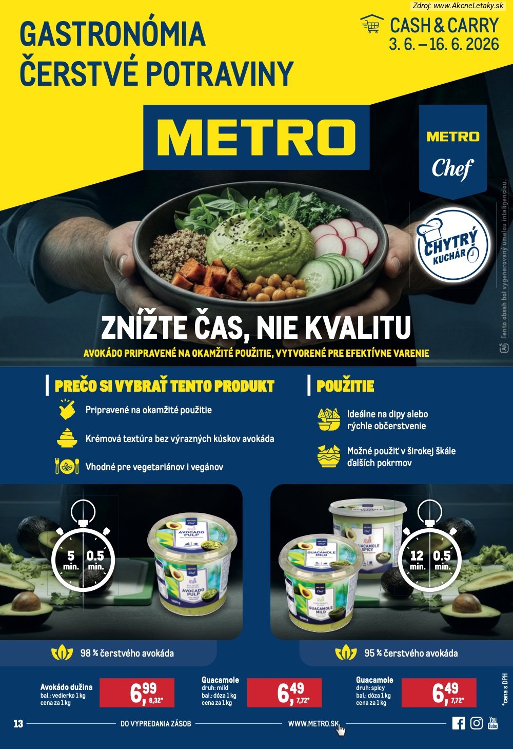 Leták METRO (3. 6. - 16. 6. 2026) - strana 1 z 6