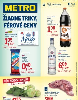 Leták METRO 3. 6. - 16. 6. 2026 Maloobchod