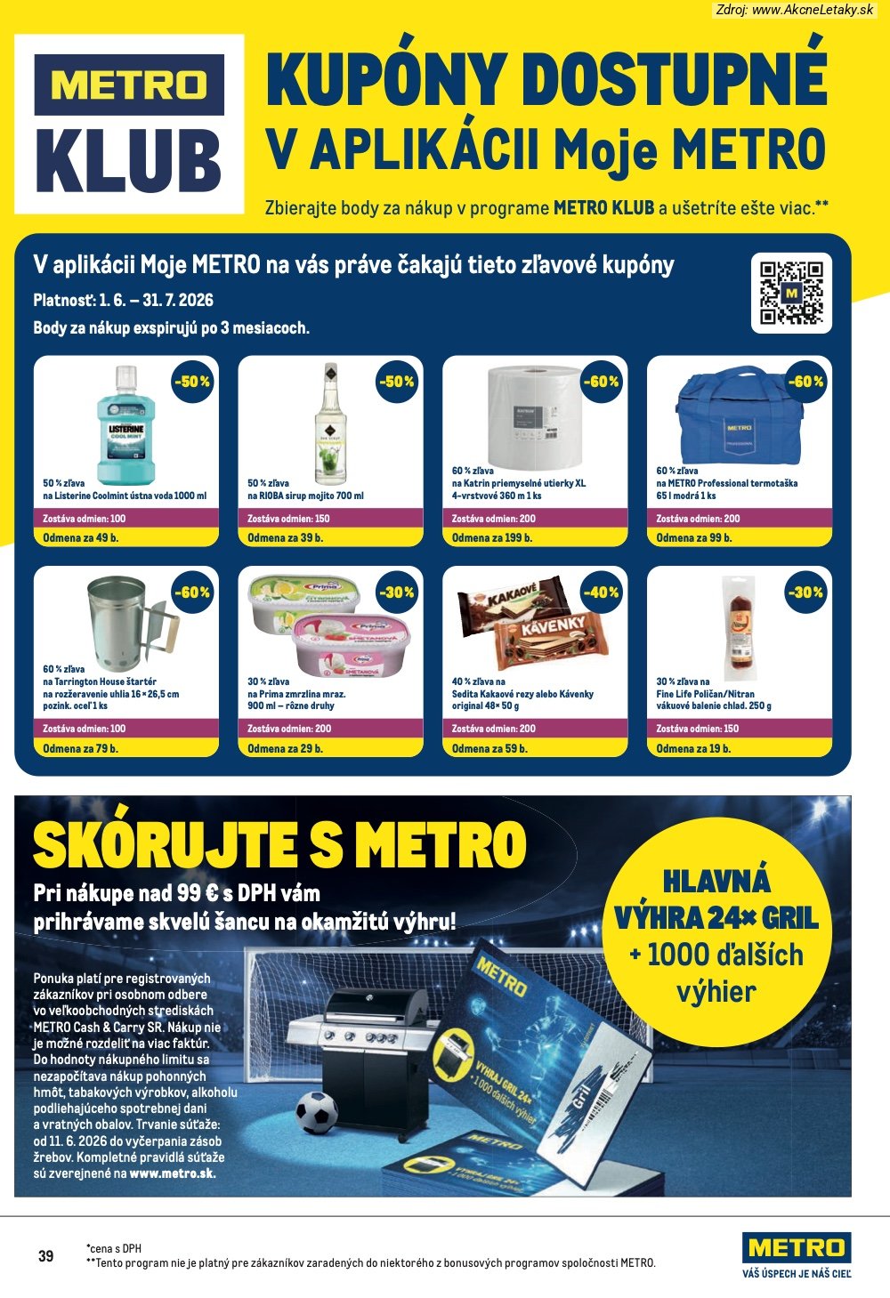 Leták METRO (17. 6. - 30. 6. 2026) - strana 39 z 40
