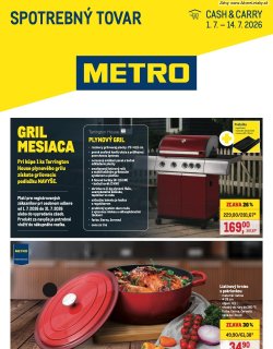 Leták METRO 1. 7. - 17. 7. 2026 Spotrebný tovar