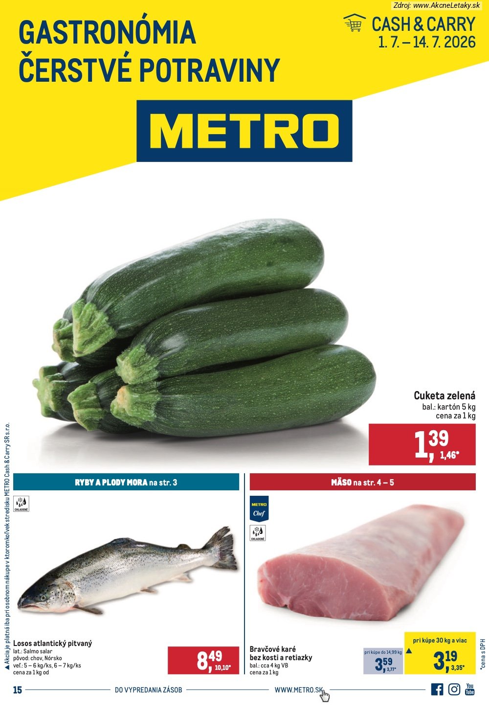 Leták METRO (1. 7. - 14. 7. 2026) - strana 1 z 6