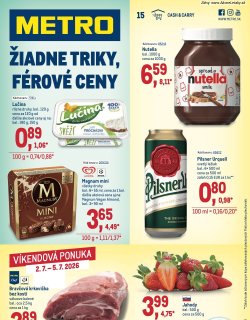 Leták METRO