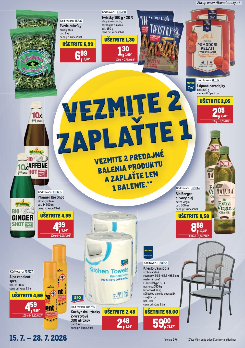 Leták METRO (15. 7. - 28. 7. 2026) - strana 2 z 2