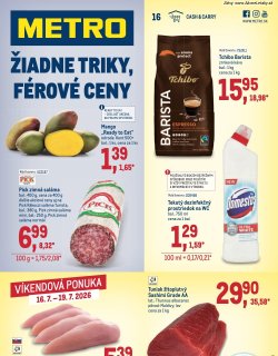 Leták METRO