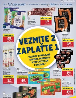 Leták METRO 29. 7. - 11. 8. 2026 Vezmite 2 Zaplaťte 1