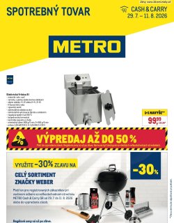 Leták Spotrebný tovar