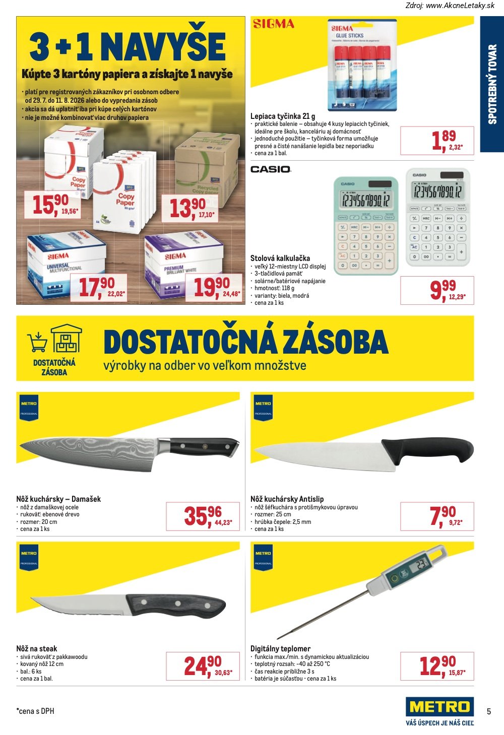 Leták METRO (29. 7. - 11. 8. 2026) - strana 5 z 6