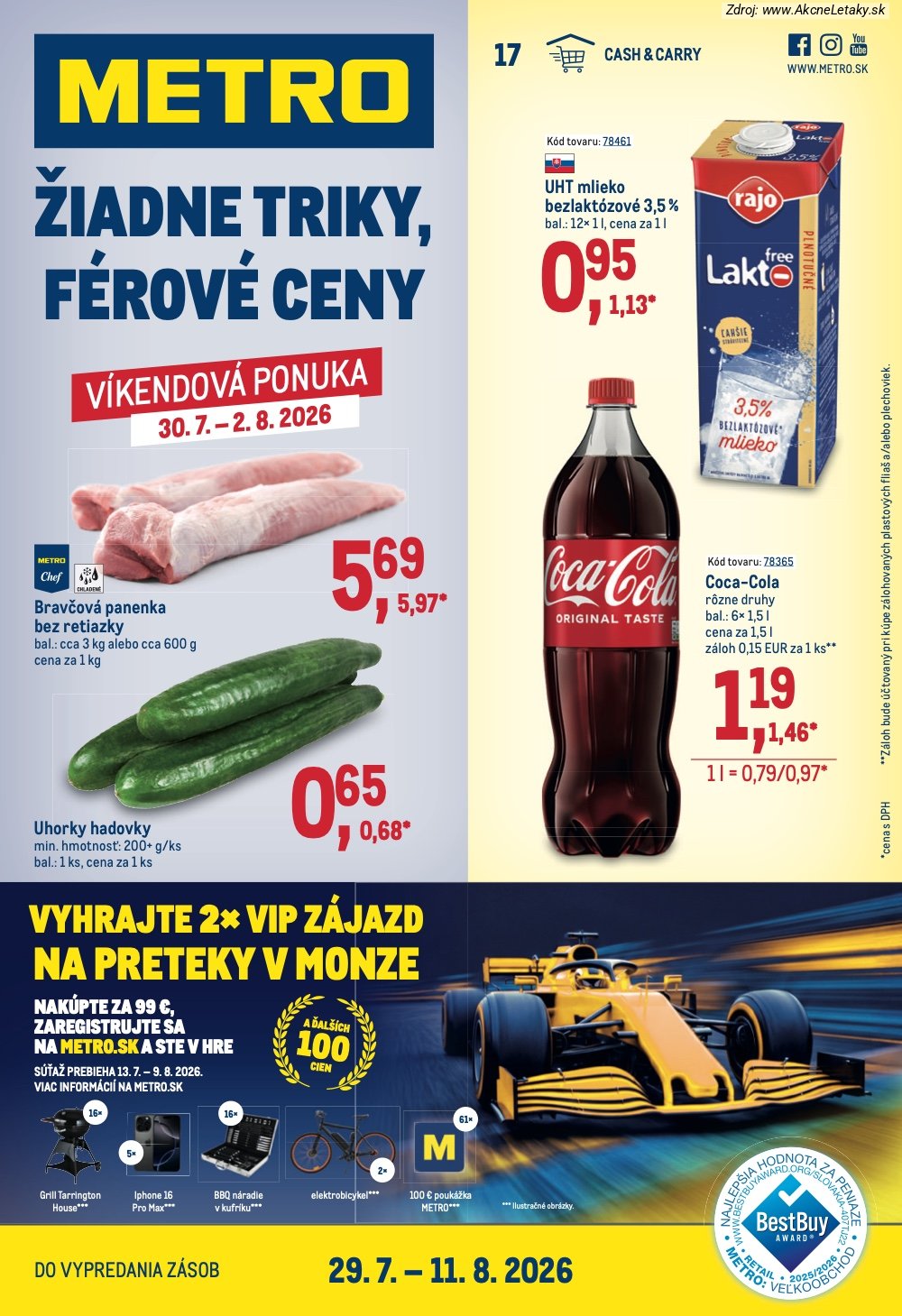 Leták METRO (29. 7. - 11. 8. 2026) - strana 1 z 40