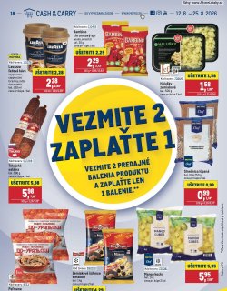 Leták METRO 12. 8. - 25. 8. 2026 Vezmite 2 Zaplaťte 1