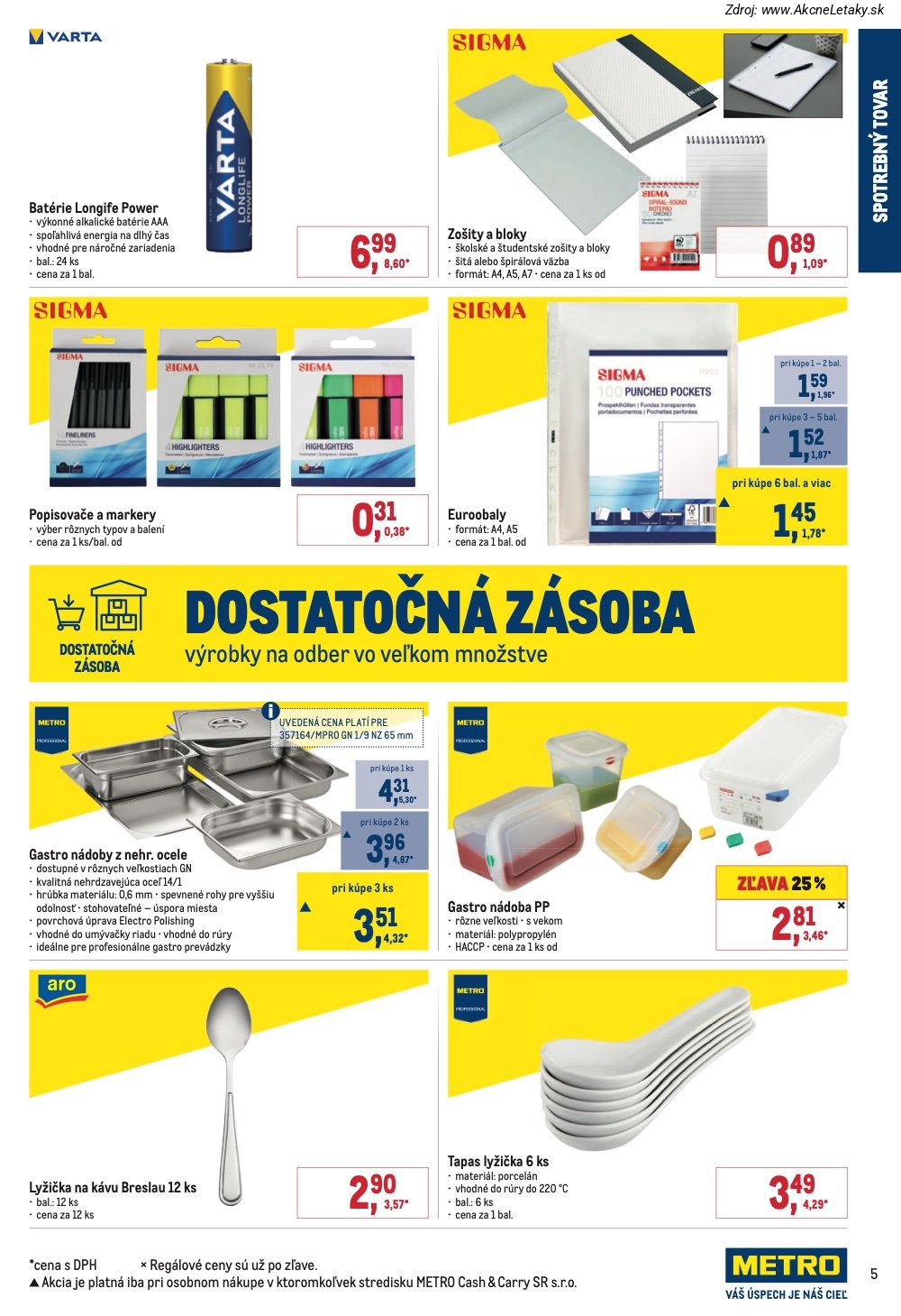Leták METRO (12. 8. - 25. 8. 2026) - strana 5 z 6