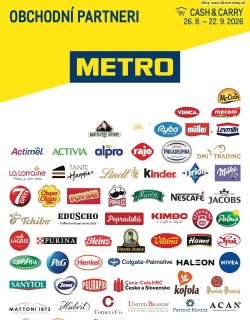 Leták METRO 26. 8. - 22. 9. 2026 Obchodní partneri