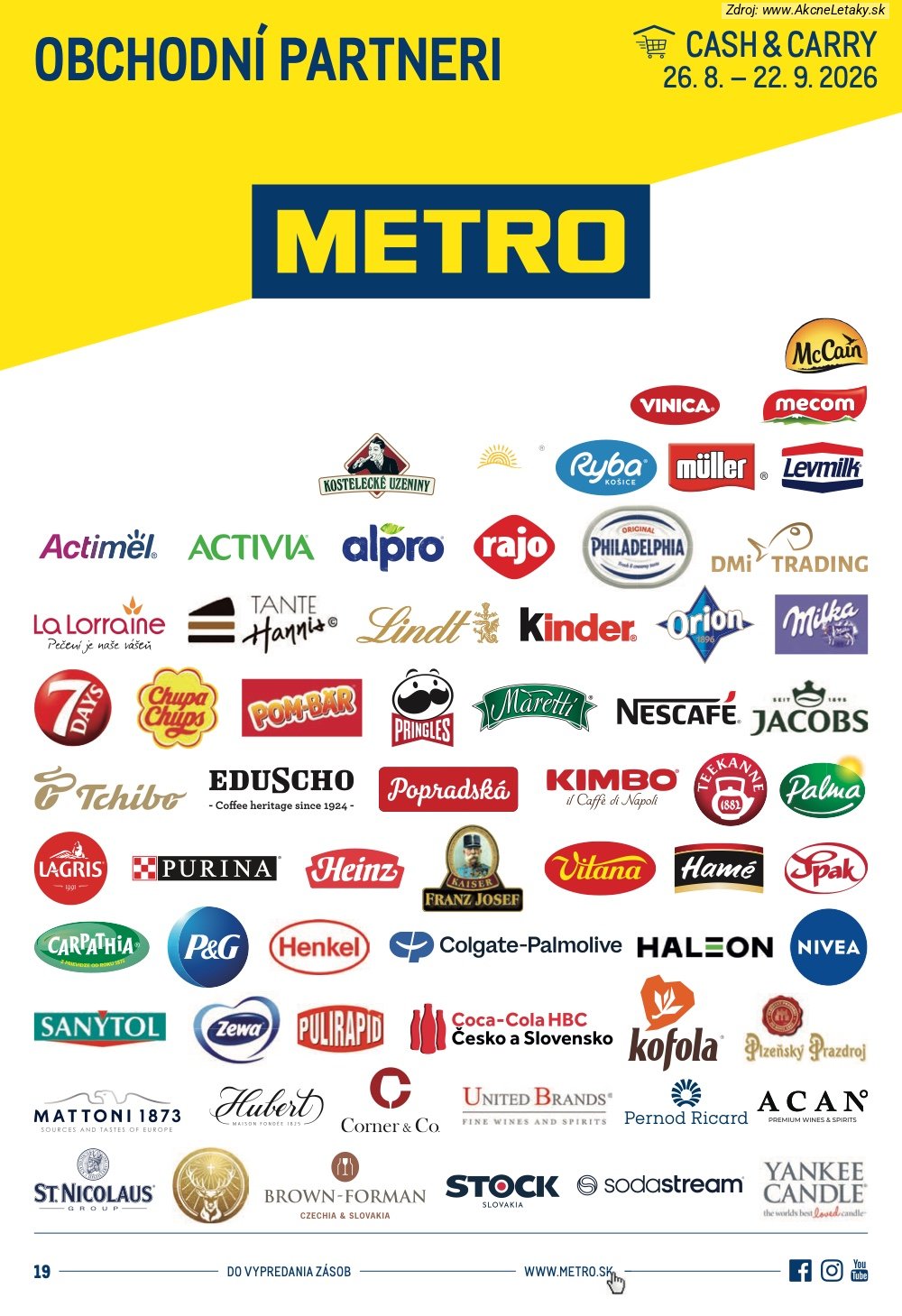 Leták METRO - strana 1