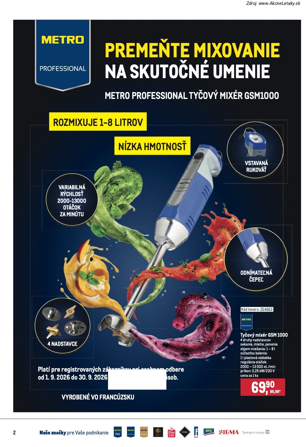 Leták METRO (26. 8. - 8. 9. 2026) - strana 2 z 40