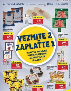 Leták METRO 23. 9. - 6. 10. 2026 Vezmite 2 Zaplaťte 1