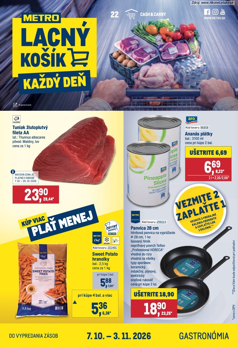 Leták METRO - strana 1