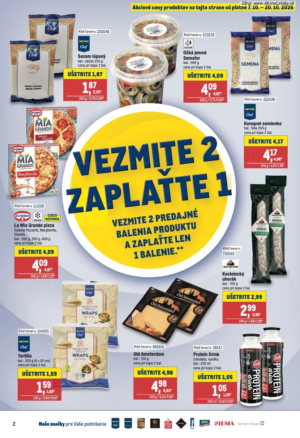 Leták METRO (7. 10. - 20. 10. 2026) - strana 2 z 34