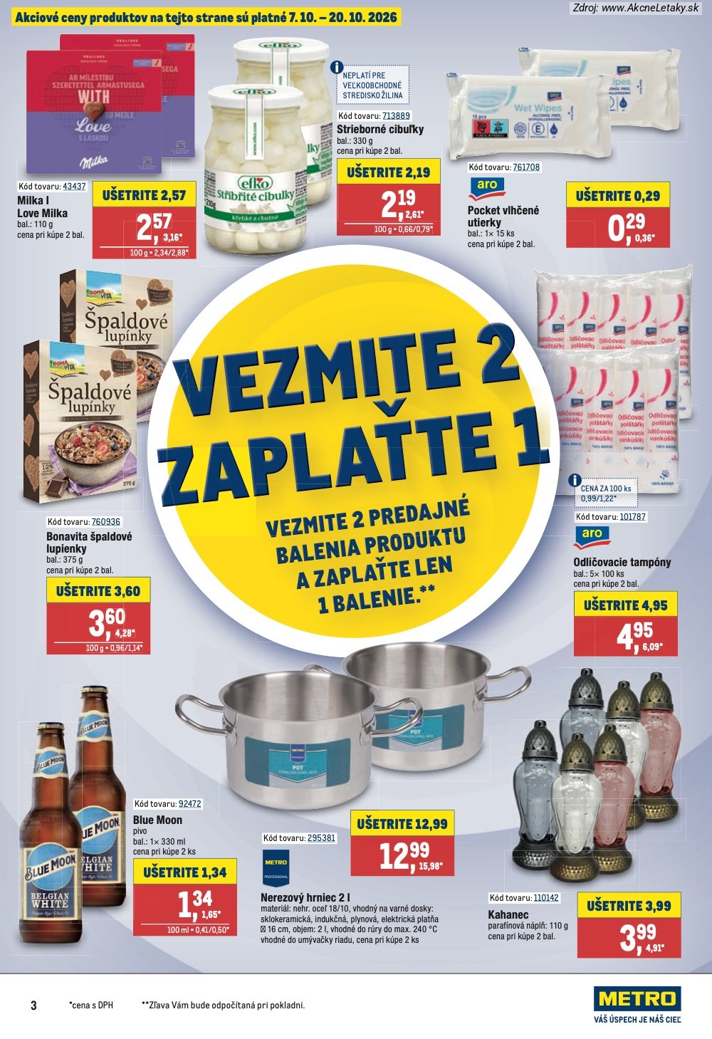 Leták METRO (7. 10. - 20. 10. 2026) - strana 3 z 34