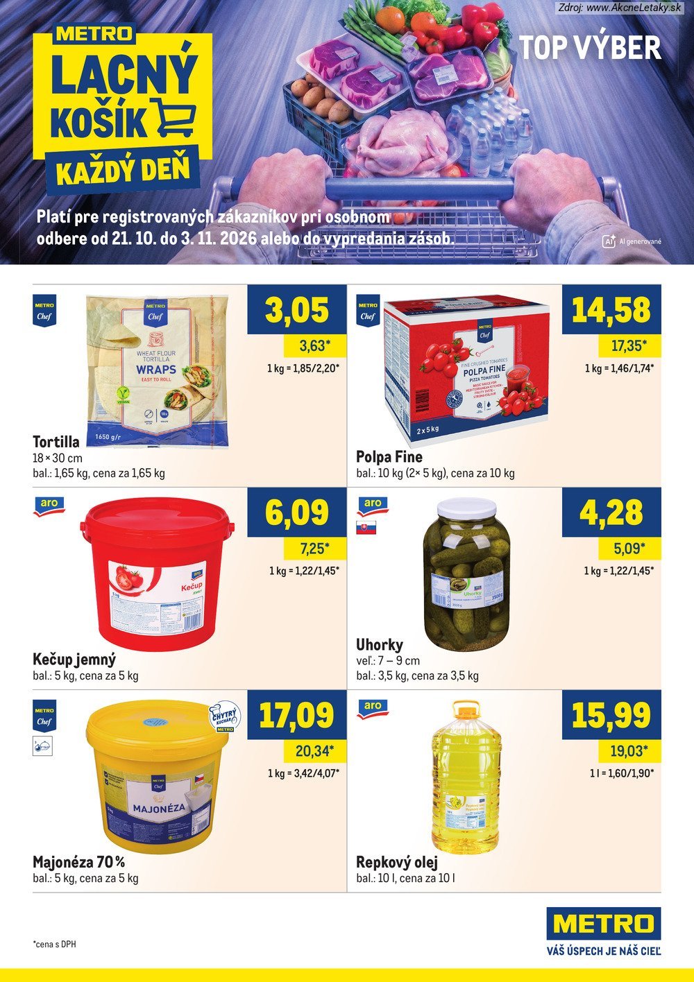 Leták METRO (21. 10. - 3. 11. 2026) - strana 2 z 4