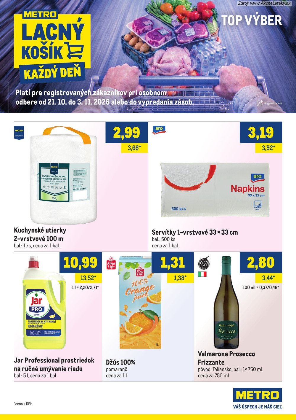 Leták METRO (21. 10. - 3. 11. 2026) - strana 4 z 4