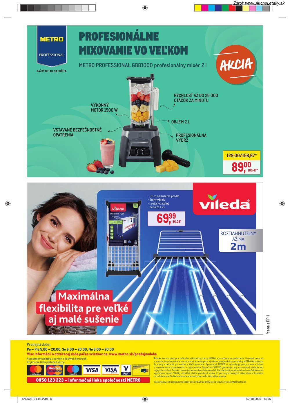 Leták METRO (21. 10. - 3. 11. 2026) - strana 8 z 8