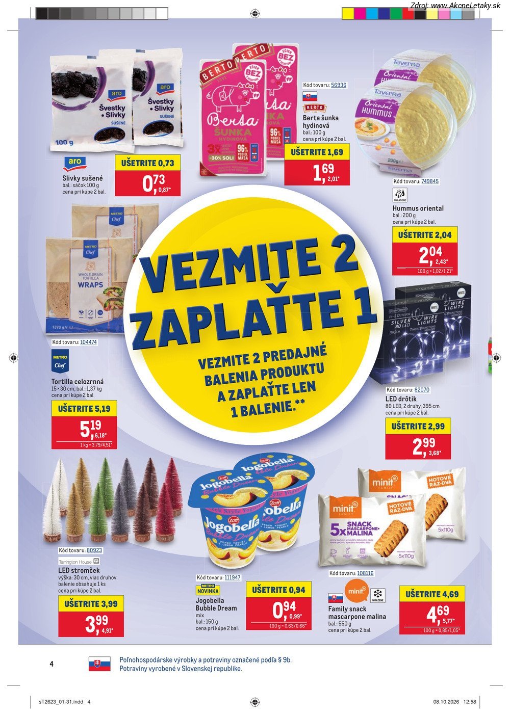 Leták METRO (21. 10. - 3. 11. 2026) - strana 4 z 40