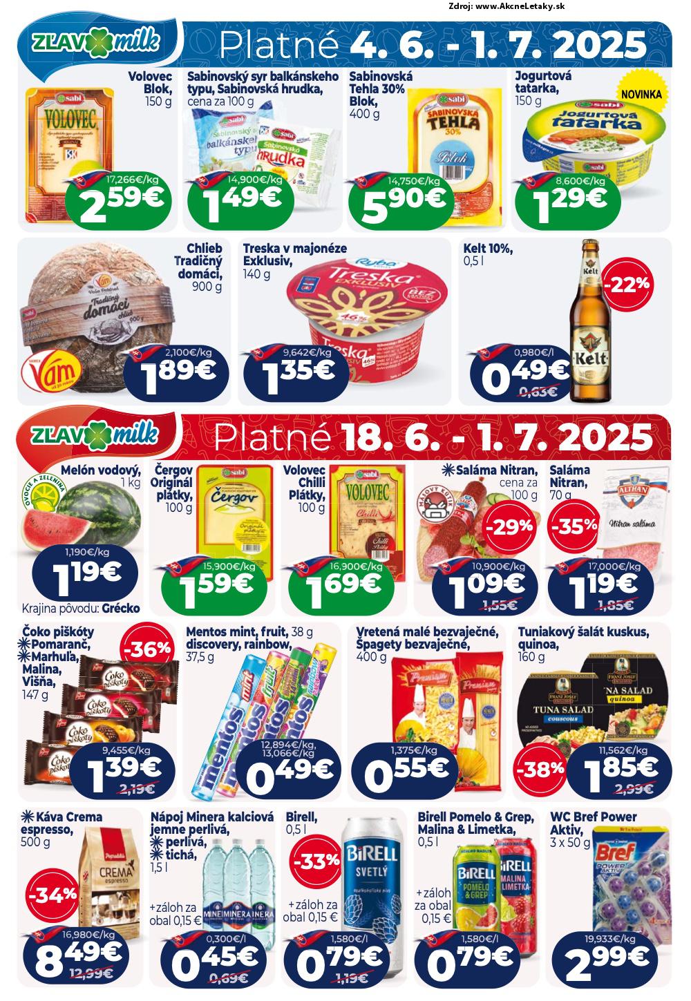 Leták Milk-Agro (25. 6. - 1. 7. 2025) - strana 12 z 12