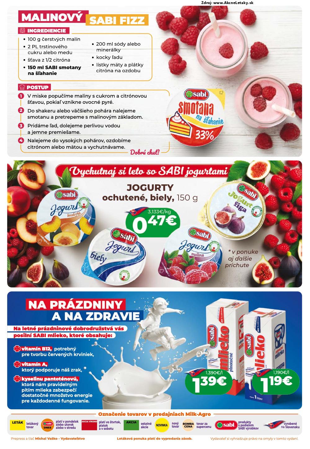 Leták Milk-Agro (25. 6. - 1. 7. 2025) - strana 2 z 12