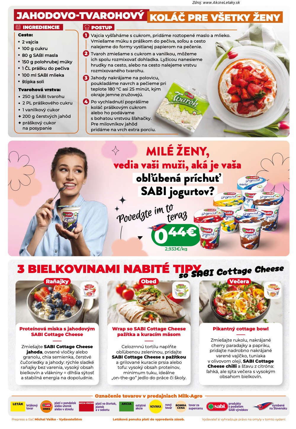 Leták Milk-Agro - strana 2