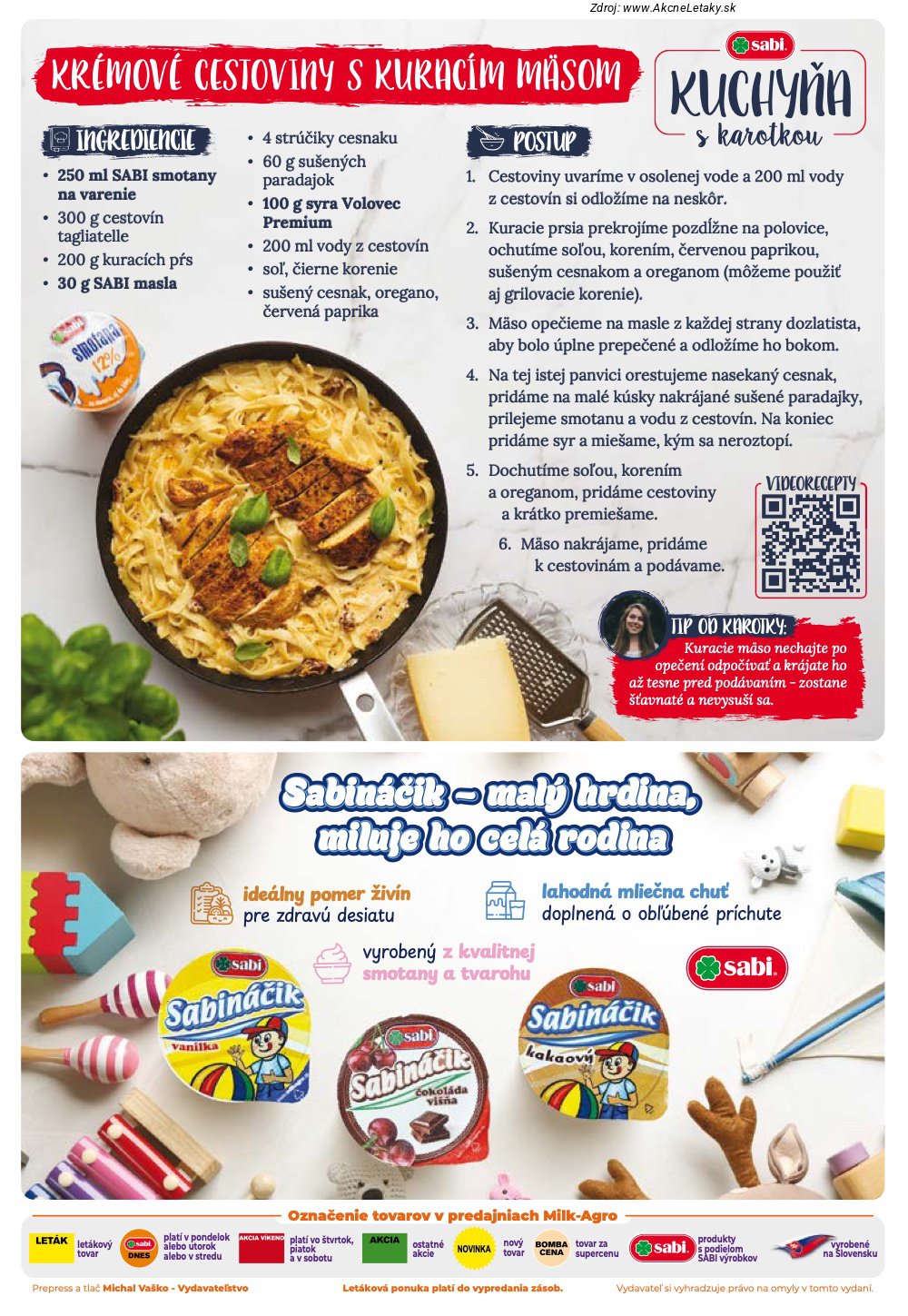 Leták Milk-Agro - strana 2