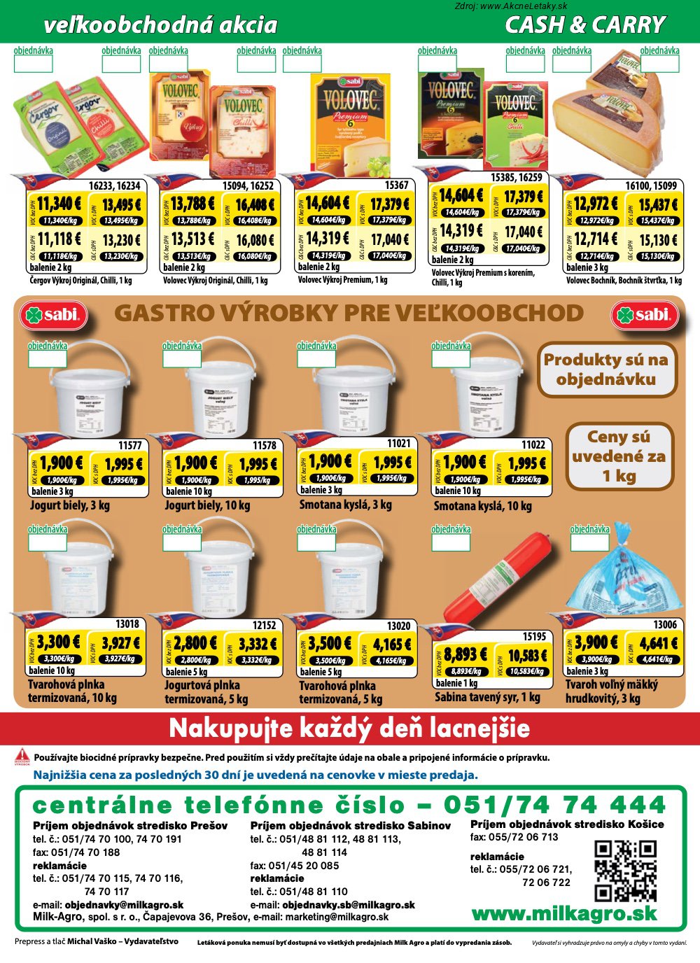 Leták Milk-Agro (29. 4. - 12. 5. 2026) - strana 8 z 8