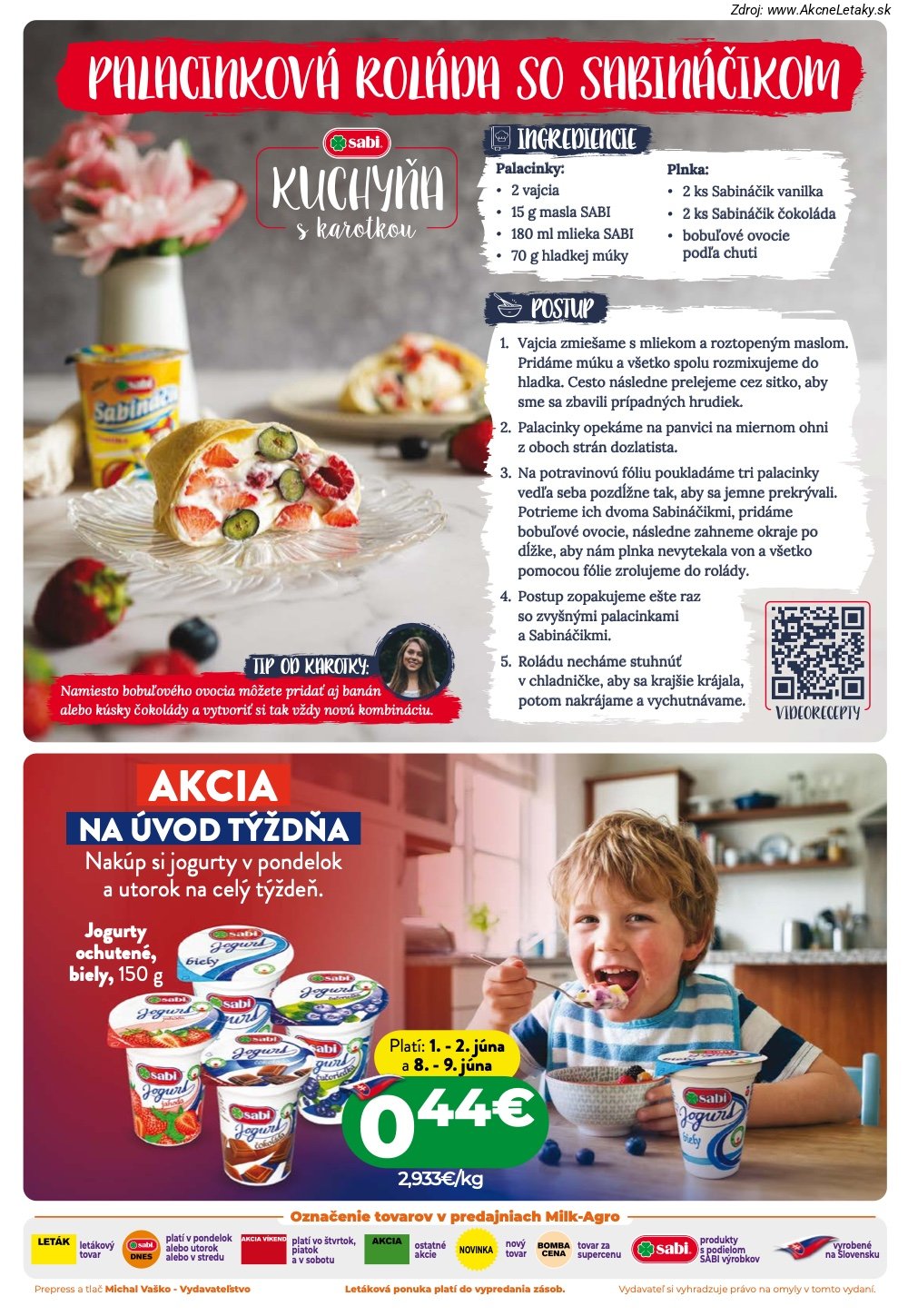 Leták Milk-Agro (27. 5. - 9. 6. 2026) - strana 2 z 16