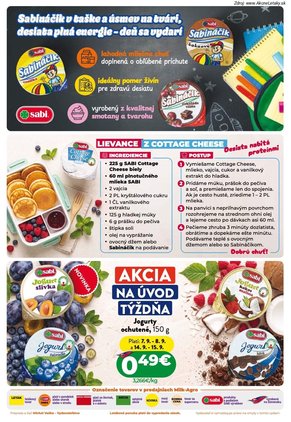 Leták Milk-Agro - strana 2