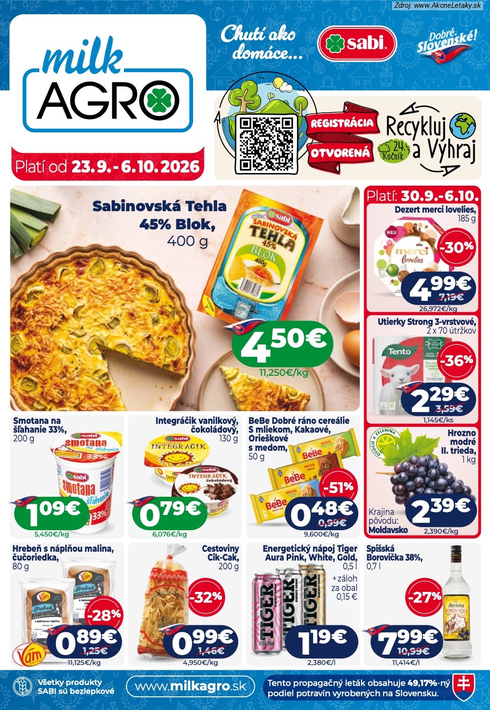 Strana 69 - leták Milk-Agro (23. 9. - 6. 10. 2026)