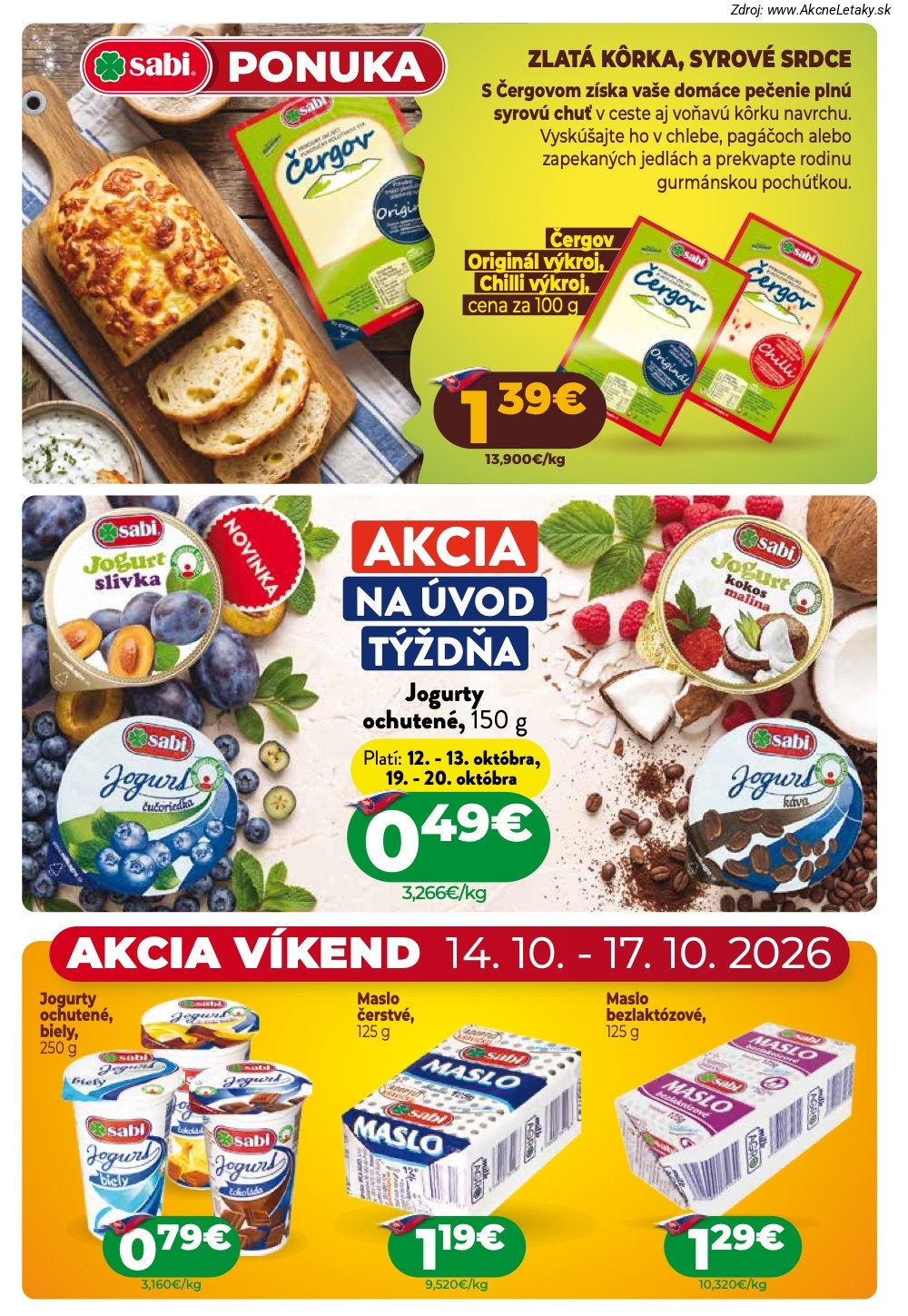 Leták Milk-Agro (7. 10. - 20. 10. 2026) - strana 3 z 16