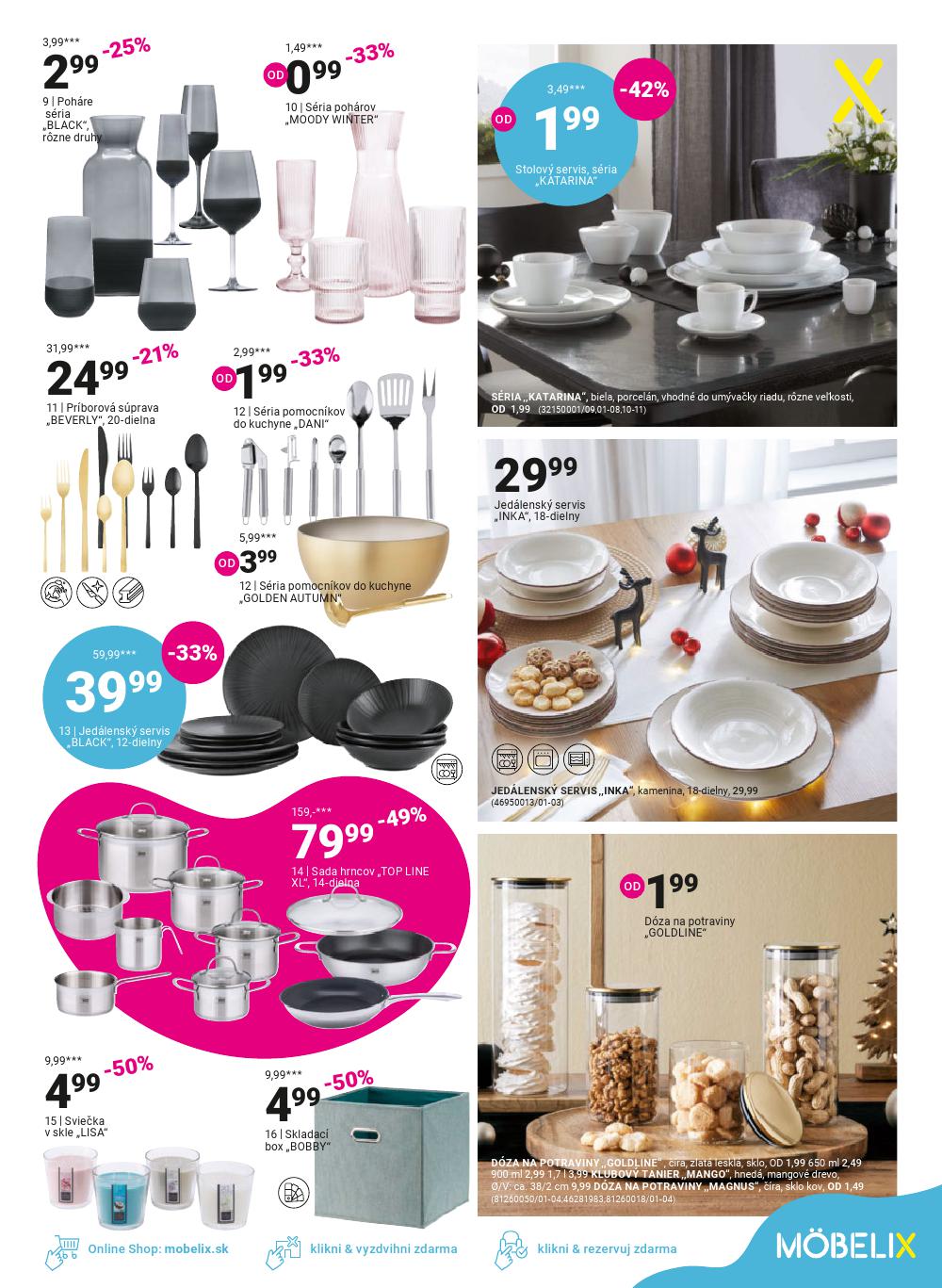 Leták Möbelix (2. 12. - 15. 12. 2024) - strana 3 z 12