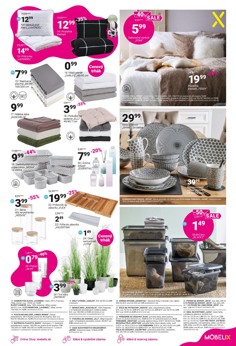 Leták Möbelix (6. 1. - 19. 1. 2025) - strana 3 z 8